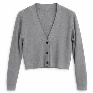 Uniqlo Women's Gray Cardigan Sweater